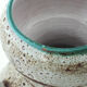 Ceramic vase - decoration flowers chardons - Etienne Daniel Vallauris France - vintage 70s