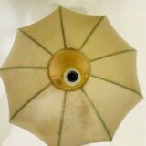 Table lamp from around 1960 with two original cocoon shades