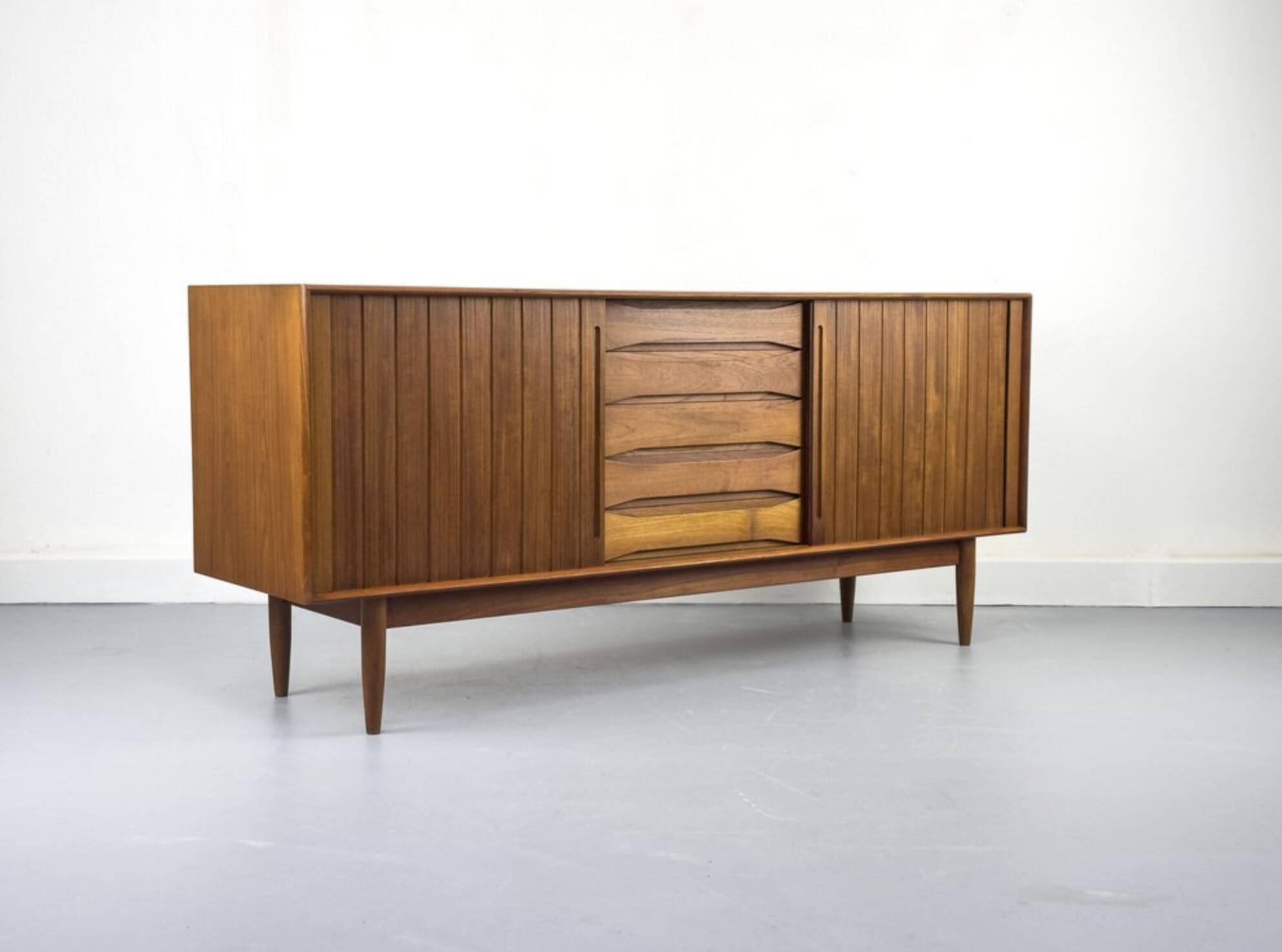 Danish Teak Sideboard by Johannes Aasbjerg, 1960s