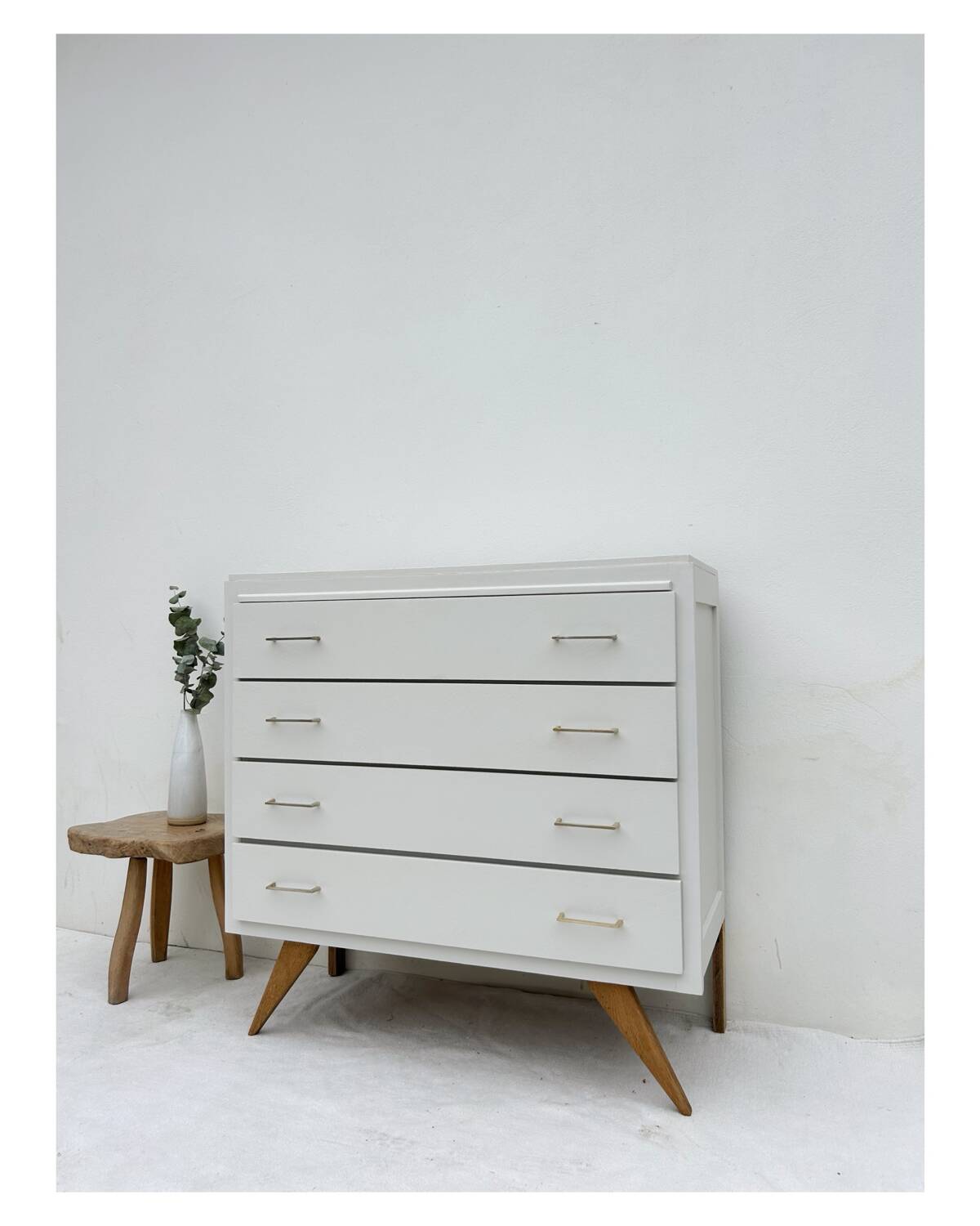 Commode vintage rénovée