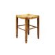 Brutalist straw stool