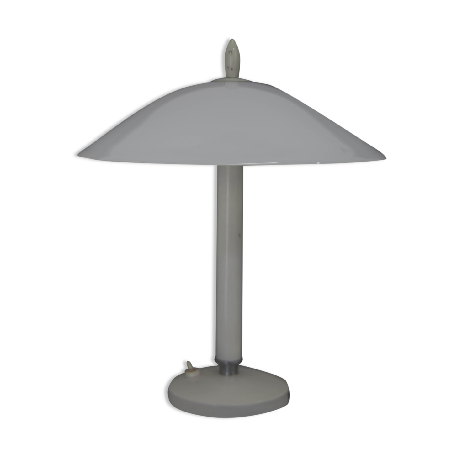 White mid-century table lamp, 1950s