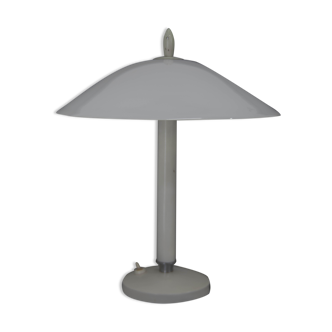 Lampe de table blanche du milieu du siècle, années 1950