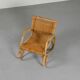 Pair of bamboo and rattan armchairs from the 1950s