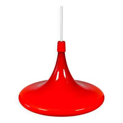 1960s/70s UFO Ceiling Lamp Hanging Lamp by Doria Leuchten Glass Space Age