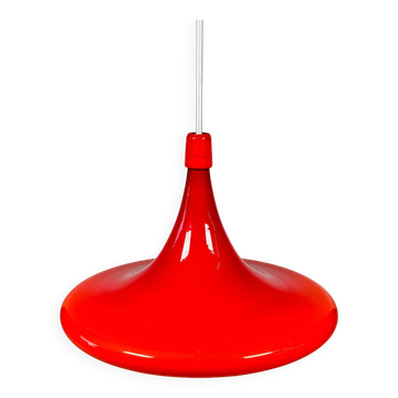1960s/70s UFO Ceiling Lamp Hanging Lamp by Doria Leuchten Glass Space Age