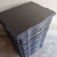 Vintage black chest of drawers