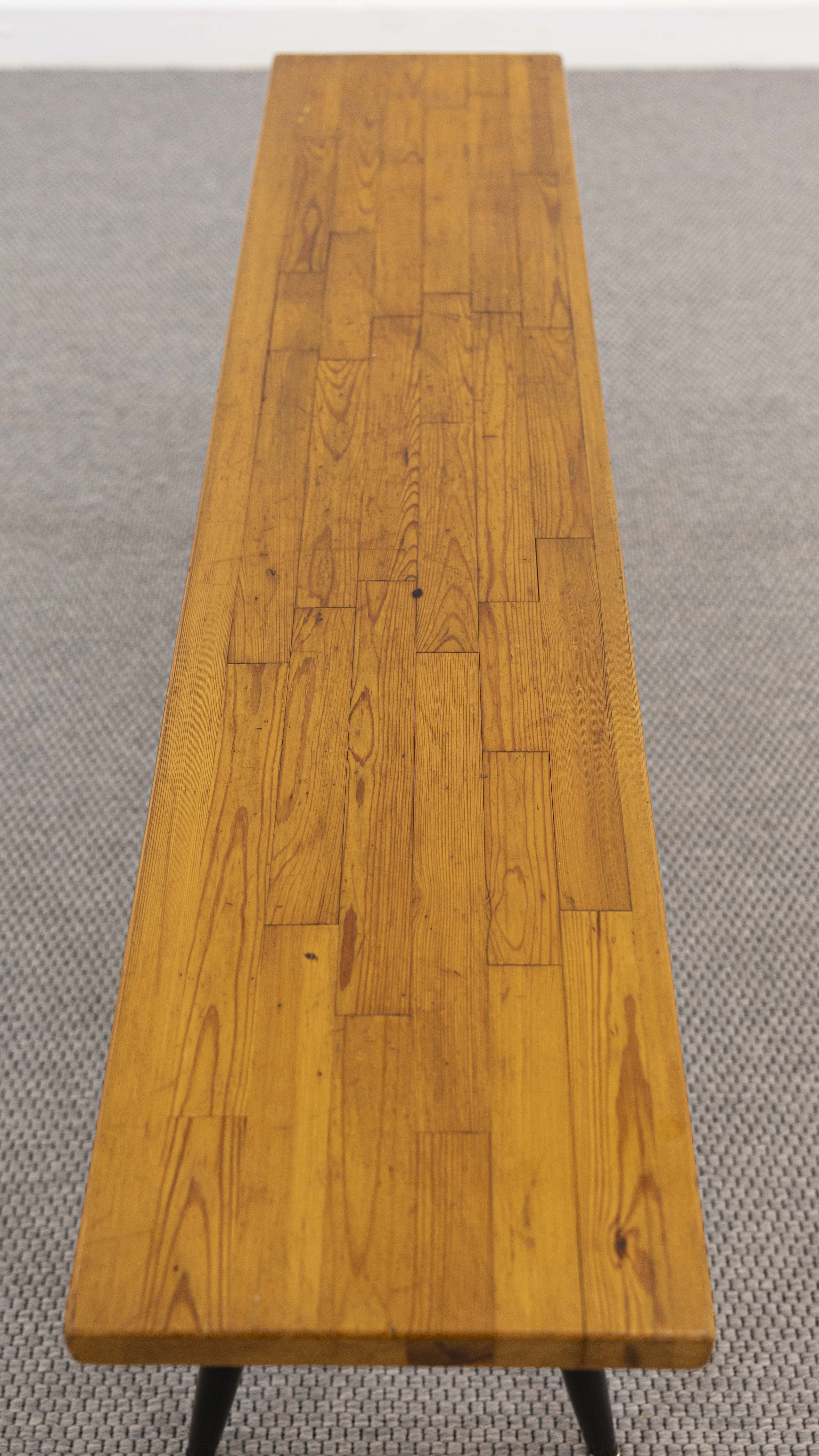 Pirkka Bench by Ilmari Tapiovaara for Laukaan Puu, 1955