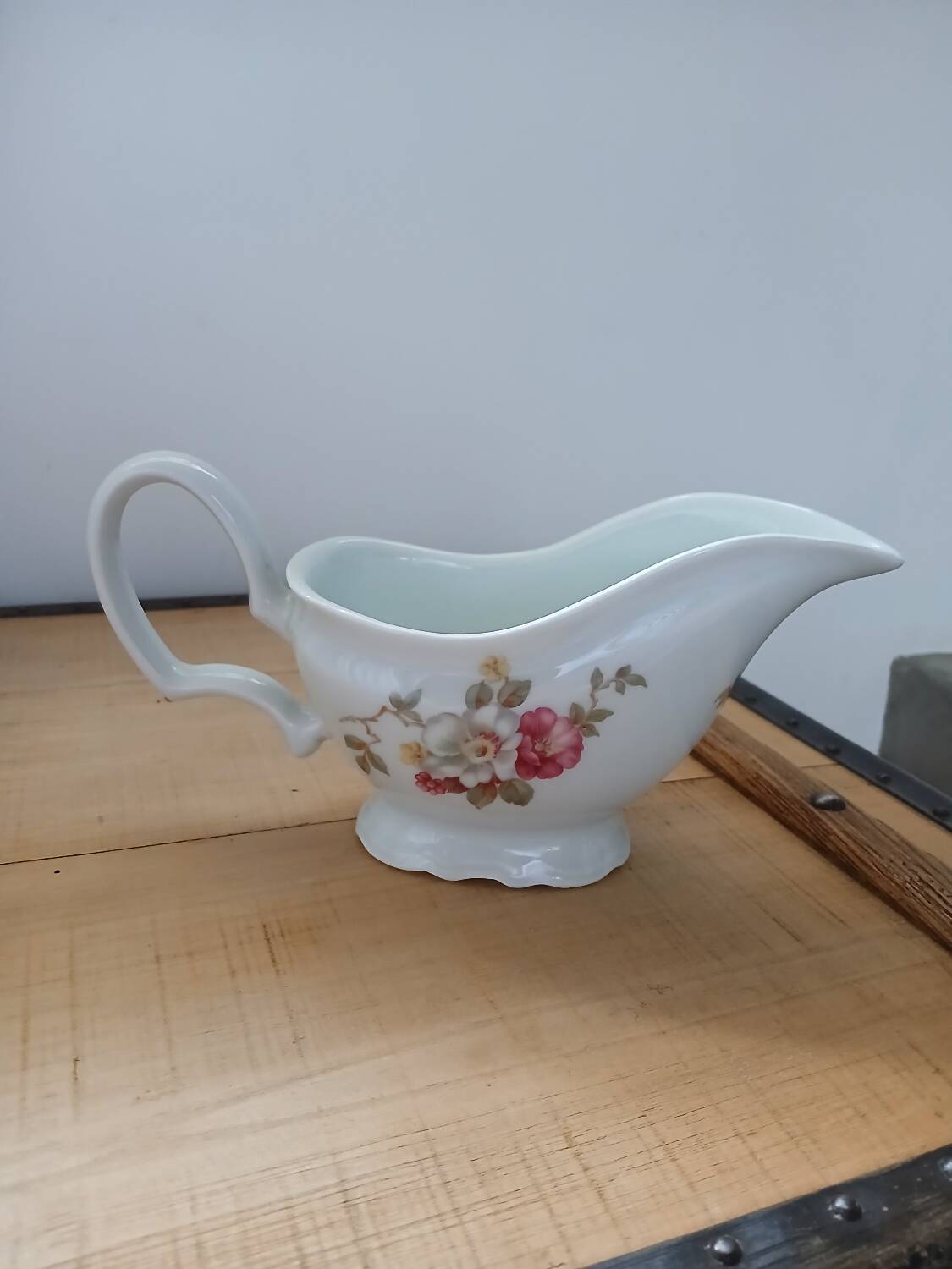 Antique porcelain sauceboat