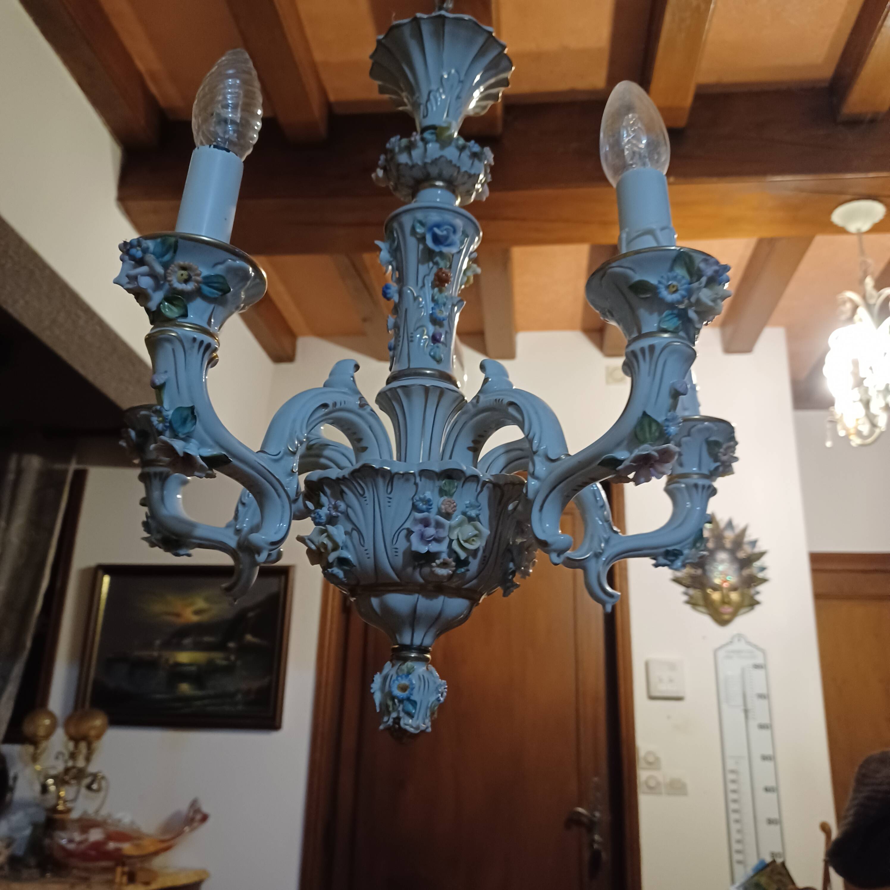Capodimonte chandelier