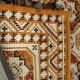 Orange geometric carpet