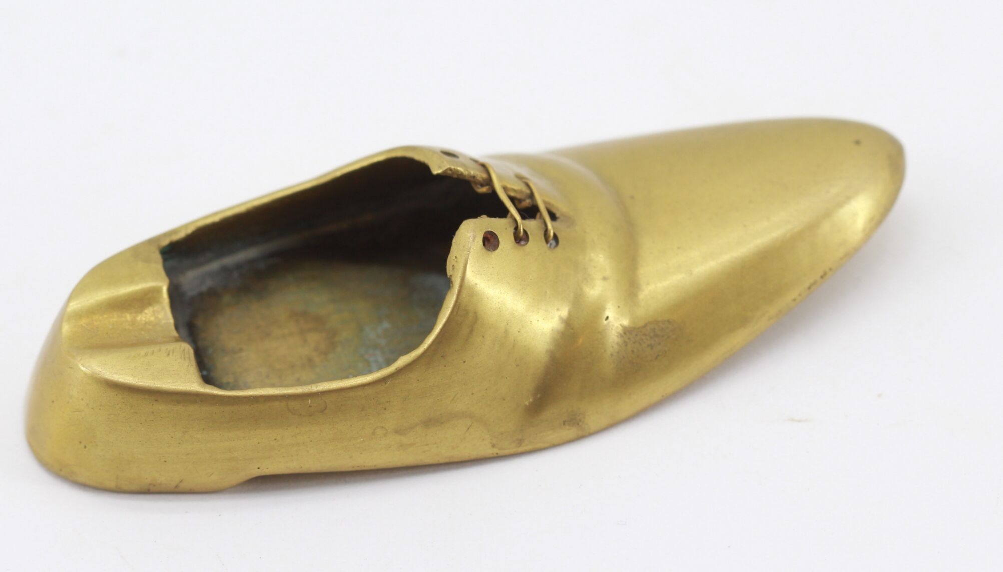 Brass shoe ashtray