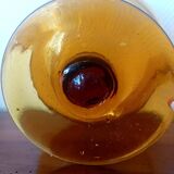Large bubble glass centrepiece bowl Biot 25 cm