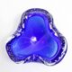 Murano bubble glass ashtray