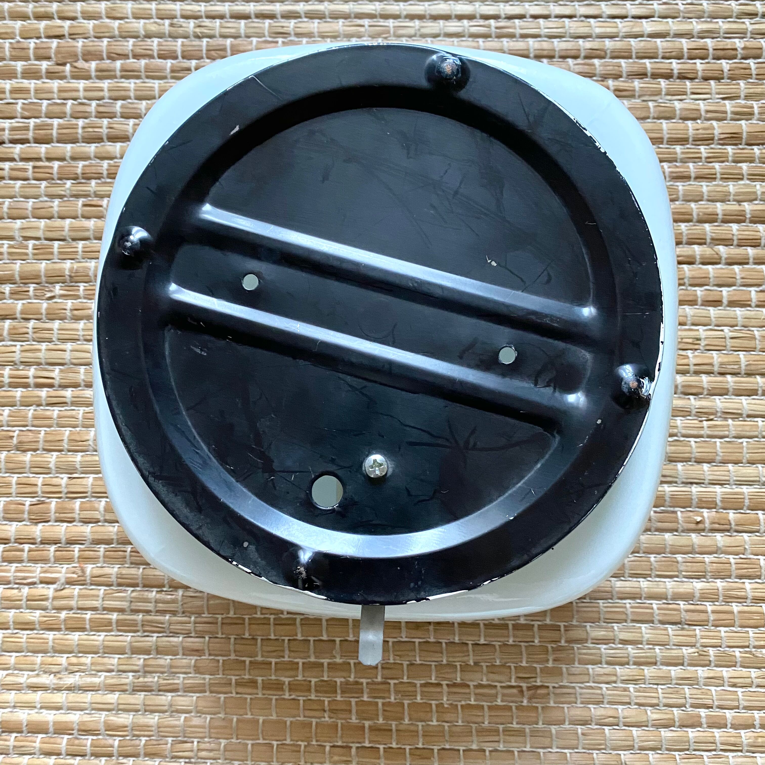 Vintage opaline ceiling lamp