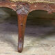 Small Louis XV style wingback bench, circa 1880