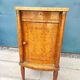 Empire style bedside table marble top