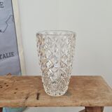 Vase en verre ciselé
