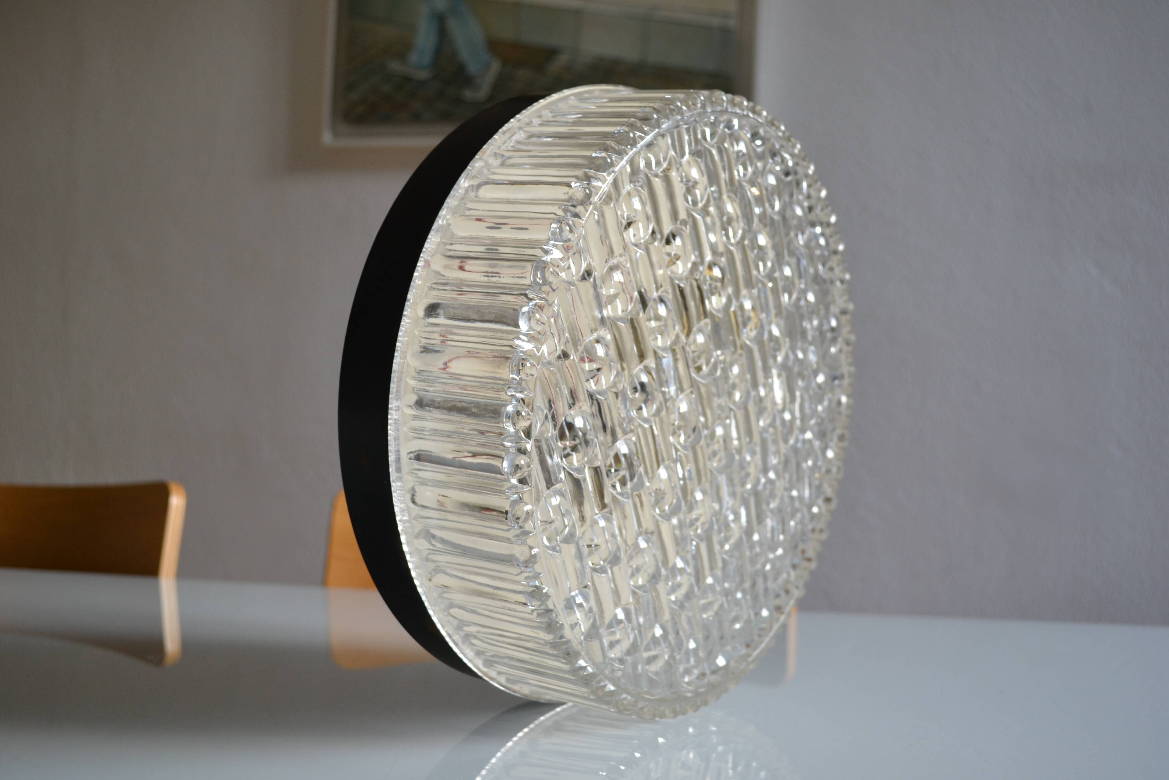 Ceiling or wall lamp by Helena Tynell @ Limburg Finland 1960s Scandinavian