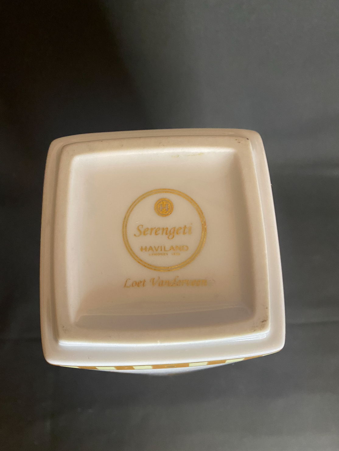 Vase Haviland Serengeti