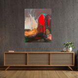 "Red House and White Birch" by Ivan Tzonev