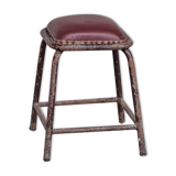 French industrial mid-century tubular stools