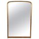 Miroir de cheminée doré, bois et verre, 19ème