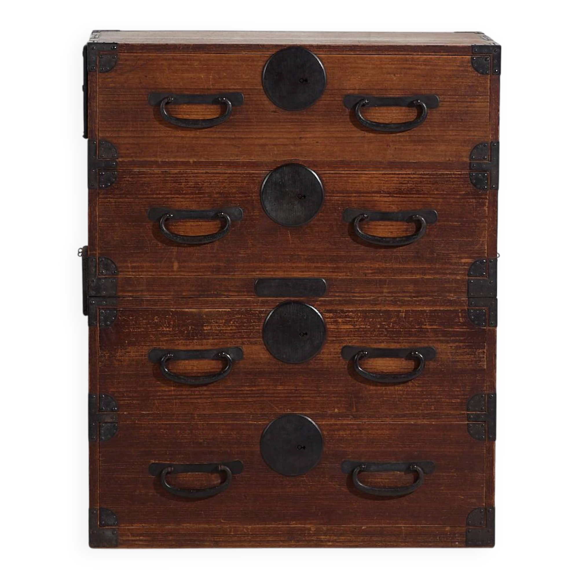 Old Japanese chest of drawers – Meiji / Taishō period (c.1868-1926) #43