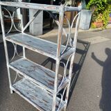 Rattan shelf
