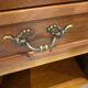 Pair of bedside tables with drawer and niche in Louis XV style.