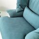 Fauteuil lounge Cassina ‘Portovenere’ avec repose-pieds – Vico Magistretti