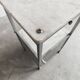 Secessionist furniture in marble and nickel-plated brass