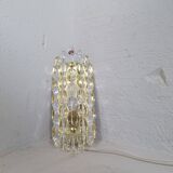 Appliques murales en cristal en forme de goutte moderne du milieu du siècle Orrefors par Carl Fagerlund