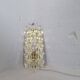 Modern mid-century crystal wall sconces in the shape of a drop by Orrefors by Carl Fagerlund.