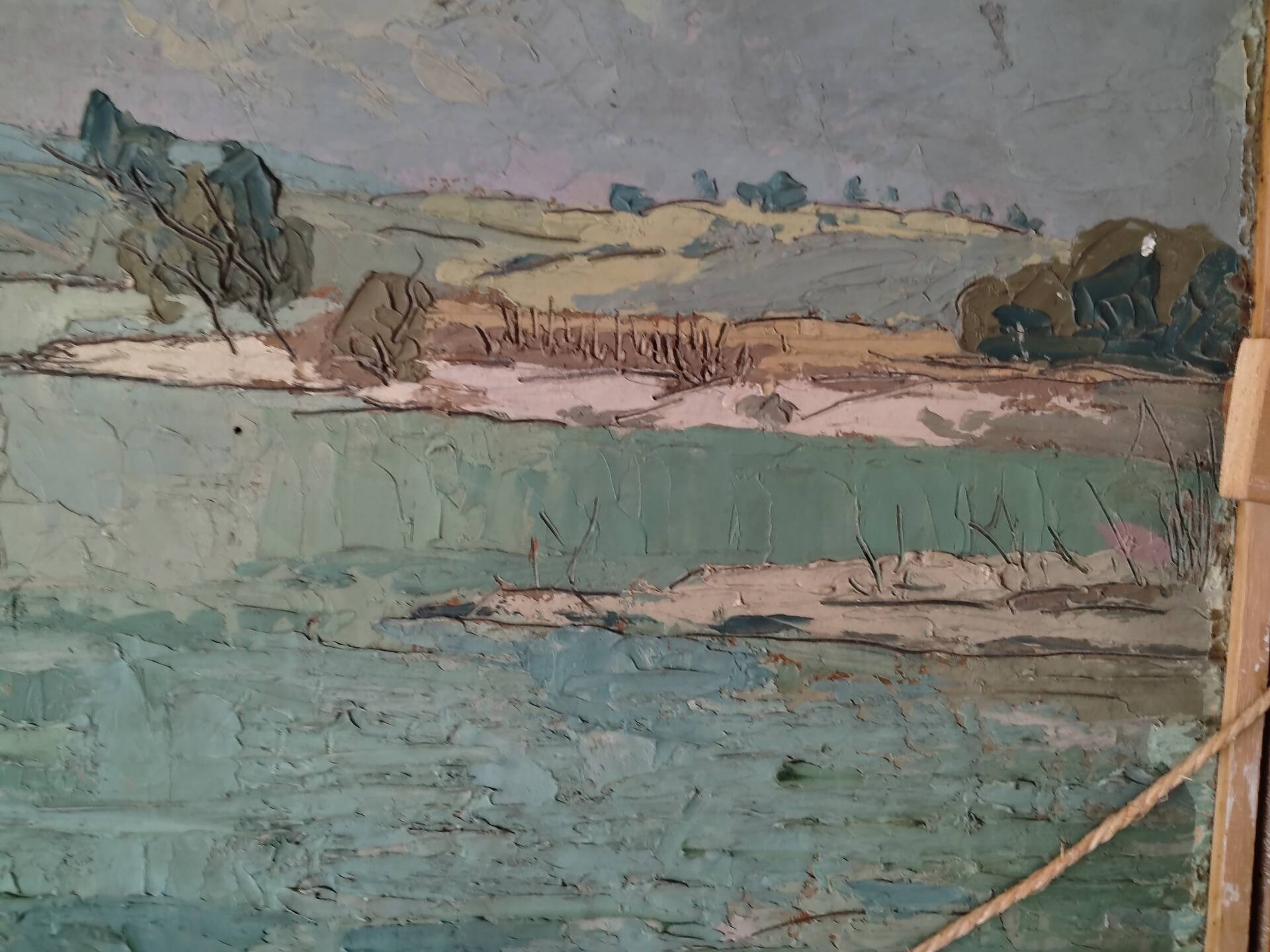 Double-sided oil by paulette genet (1890-1983) french school