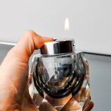 Faceted Sommerso lighter by Seguso, Murano, Italy, 1970s