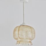 Globe amber glass bubble