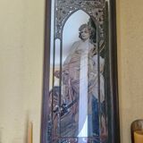 Miroir art déco "l'éveil du matin " par Mucha
