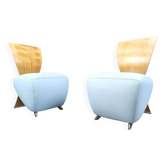 Pair of Bobo Lounge chairs by Dietmar Scharping for Dauphin, 2000s