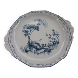 Eared dish Limoges porcelain Bernardaud Model Reflets