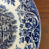8 blue & white soup plates Broadhurst, Lunéville, Myott and Royal Sphinx Regout Maestricht