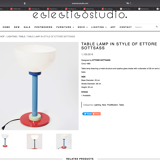 Post Modern Memphis Milano Group Table Lamp, Attributed to Ettore Sottsass, Italy