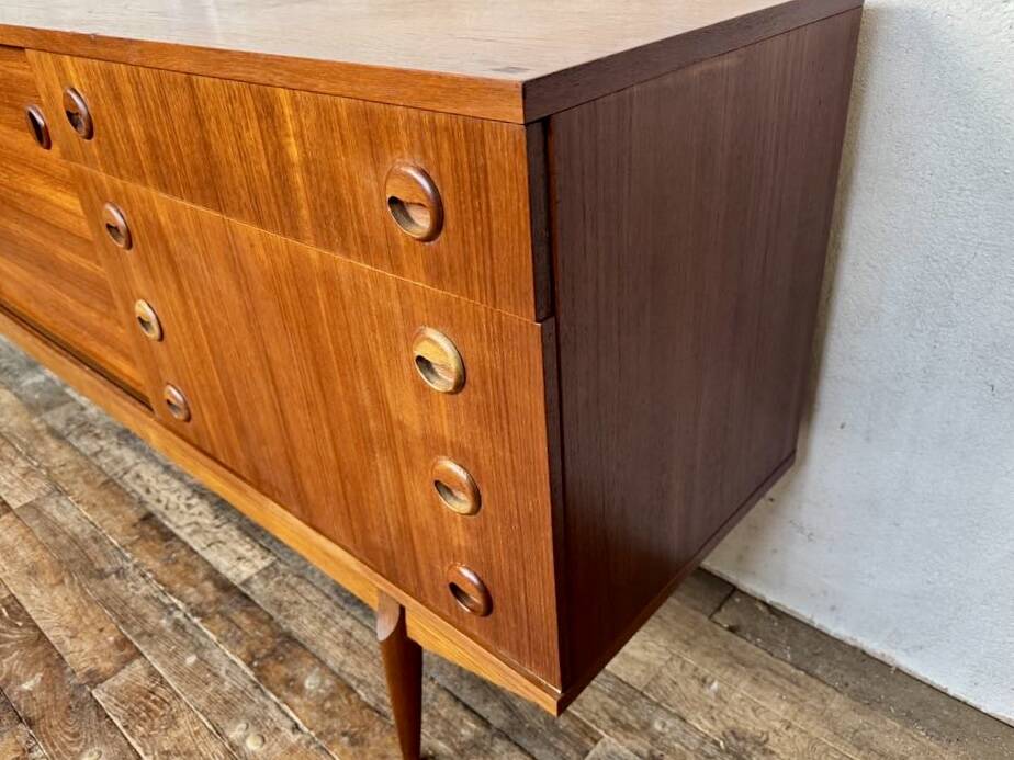 Petite enfilade vintage en teck 200 cm