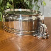 Silver-plated metal jardinière from the Art Deco period - Saglier Frères
