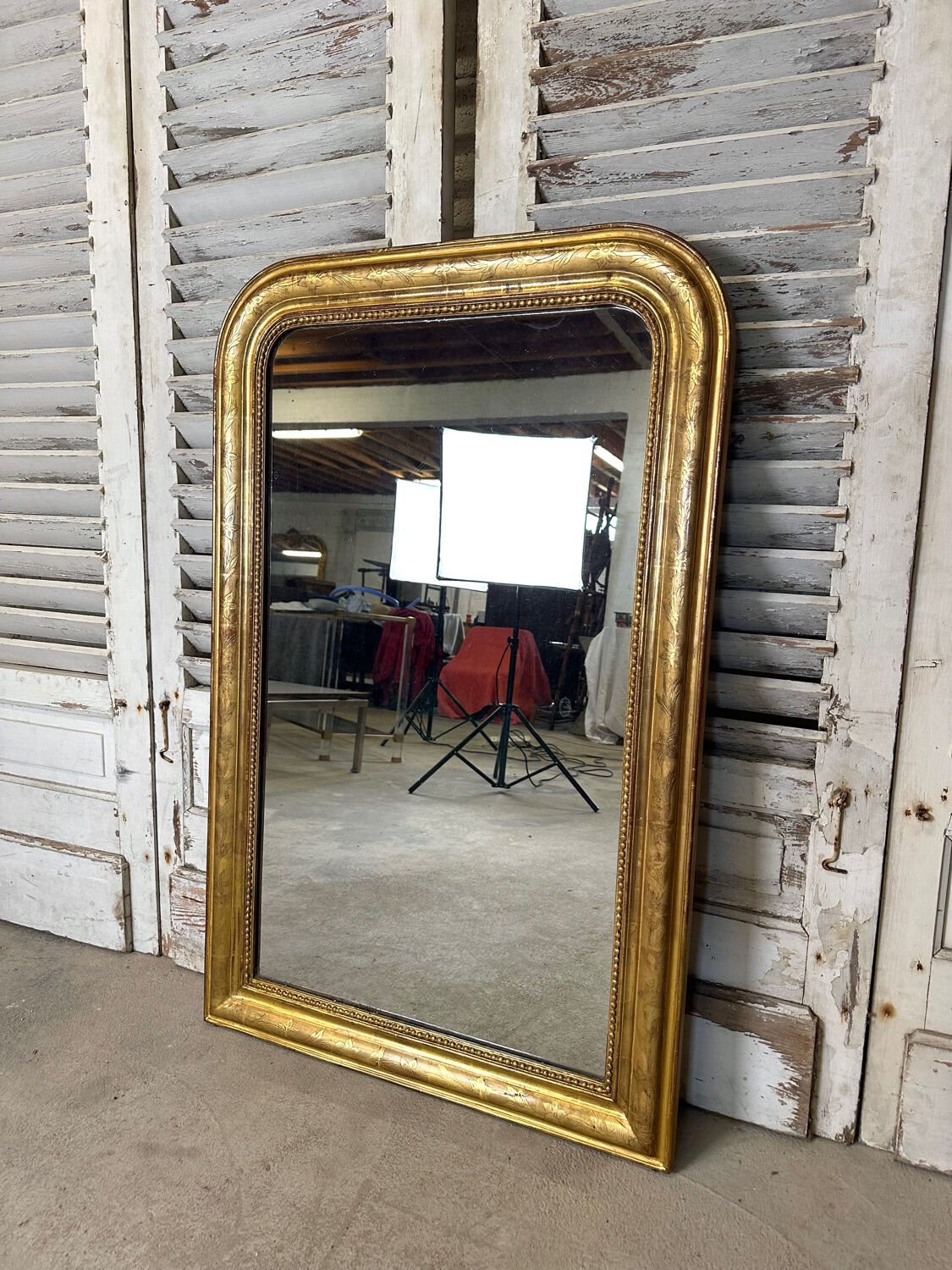 Louis Philippe gilded mirror 19th century