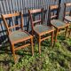 Set of 4 vintage bistro chairs