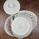 Vintage Salins Rhône service 15 pieces – Large hand-painted flowers