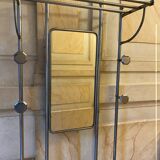 Coat rack in chromed metal