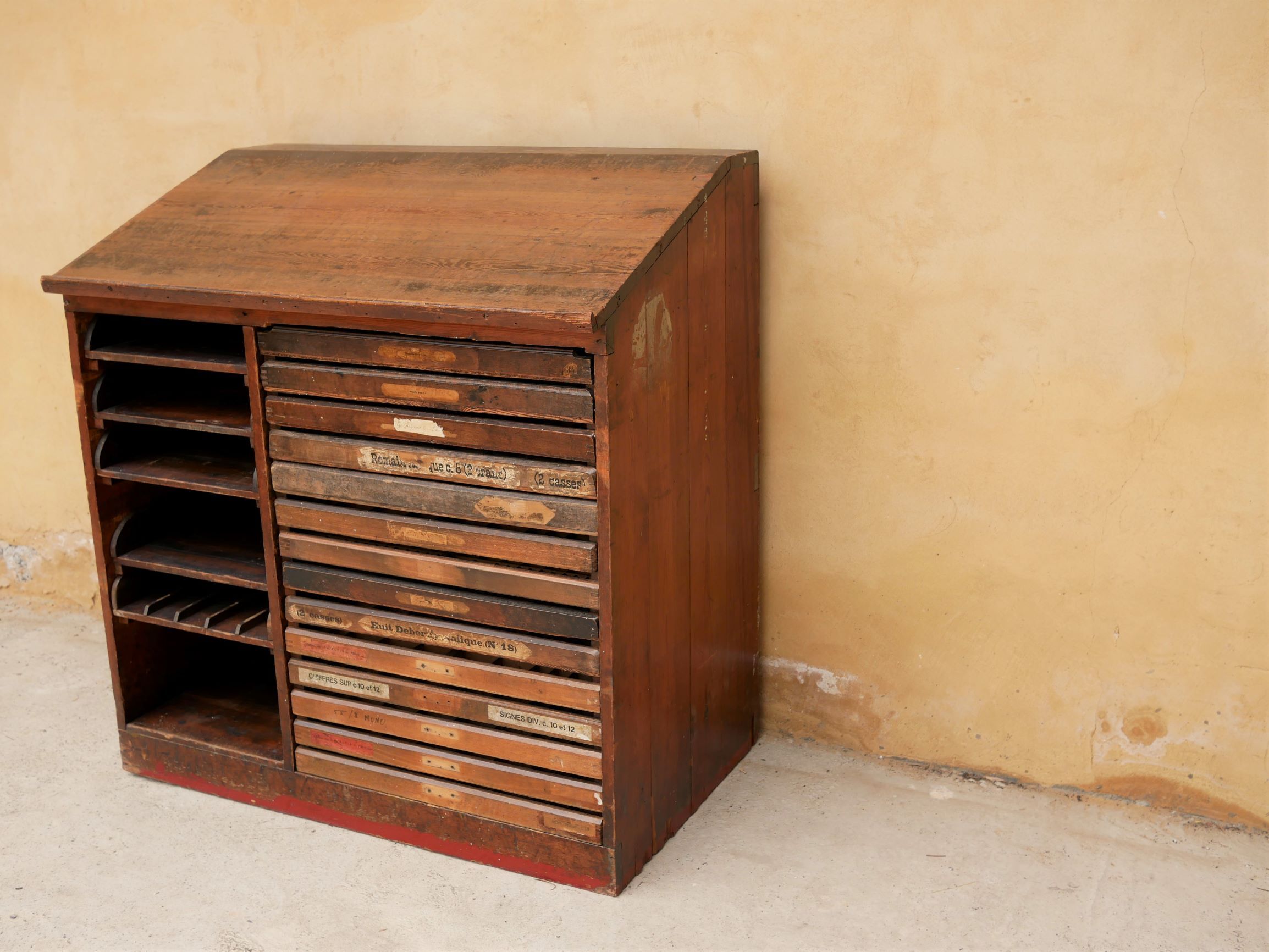 Vintage printing furniture - Craft furniture