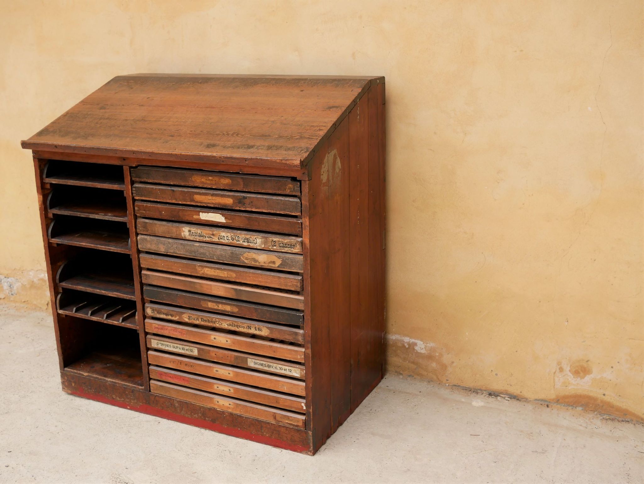 Vintage printing furniture - Craft furniture